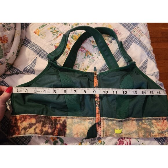 SHEFIT Adjustable Green Sports Bra Small/Medium - Picture 4 of 6